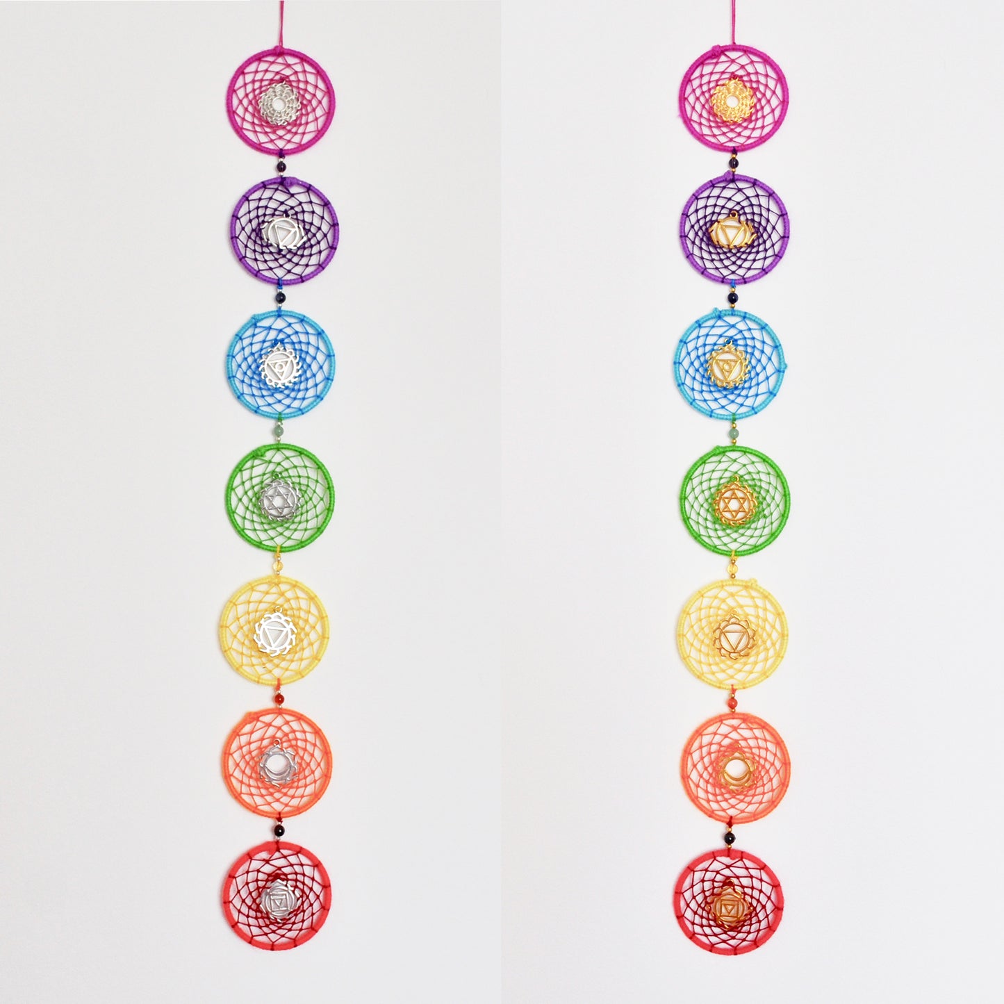 Chakra Dreamcatcher / Rainbow Yoga Wall Hanging