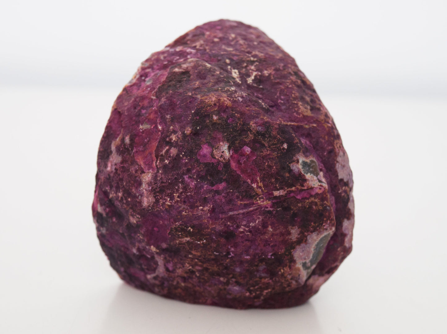 Bright Pink Agate Half Geode, 0.7kg