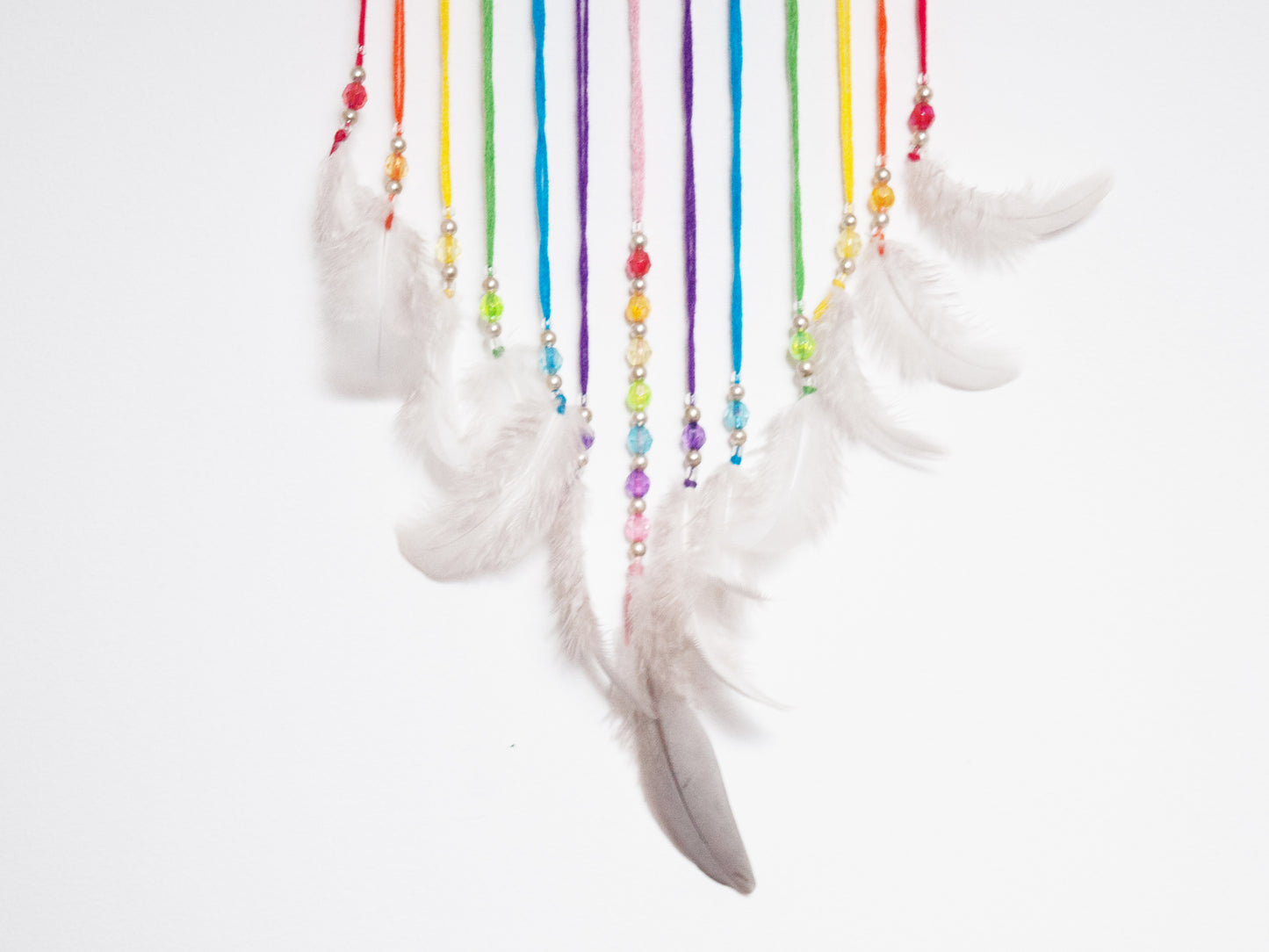 6" Rainbow Sri Yantra Dreamcatcher