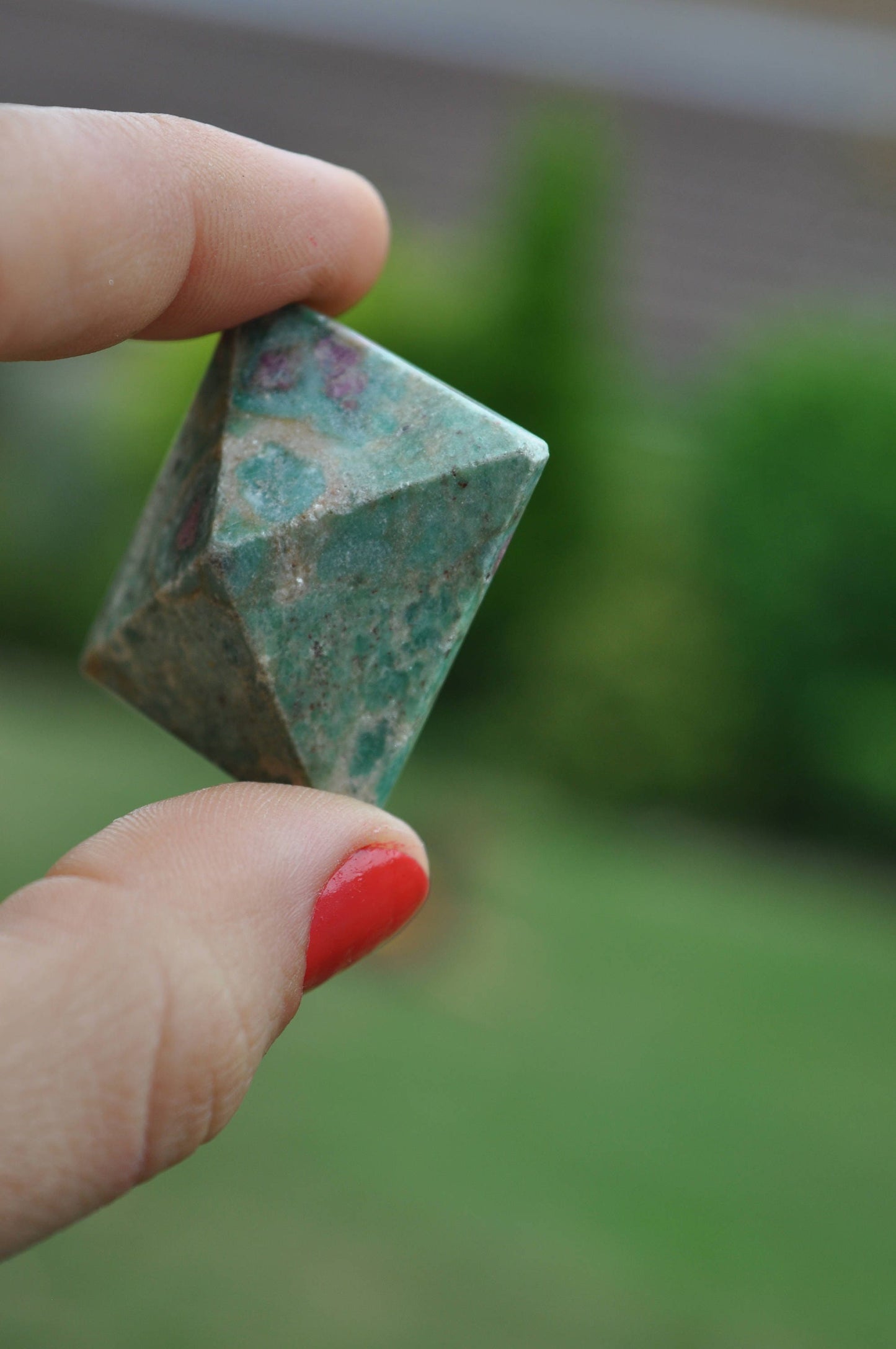 Ruby in Zoisite Crystal Pyramid, 22g