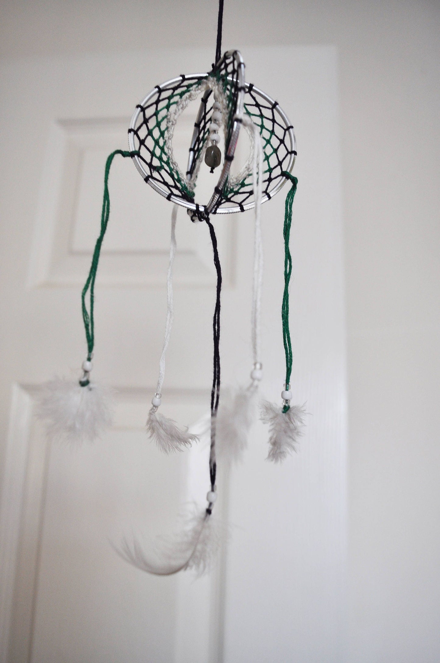 Mini 3D Dream Catcher / Small Labradorite Dreamcatcher