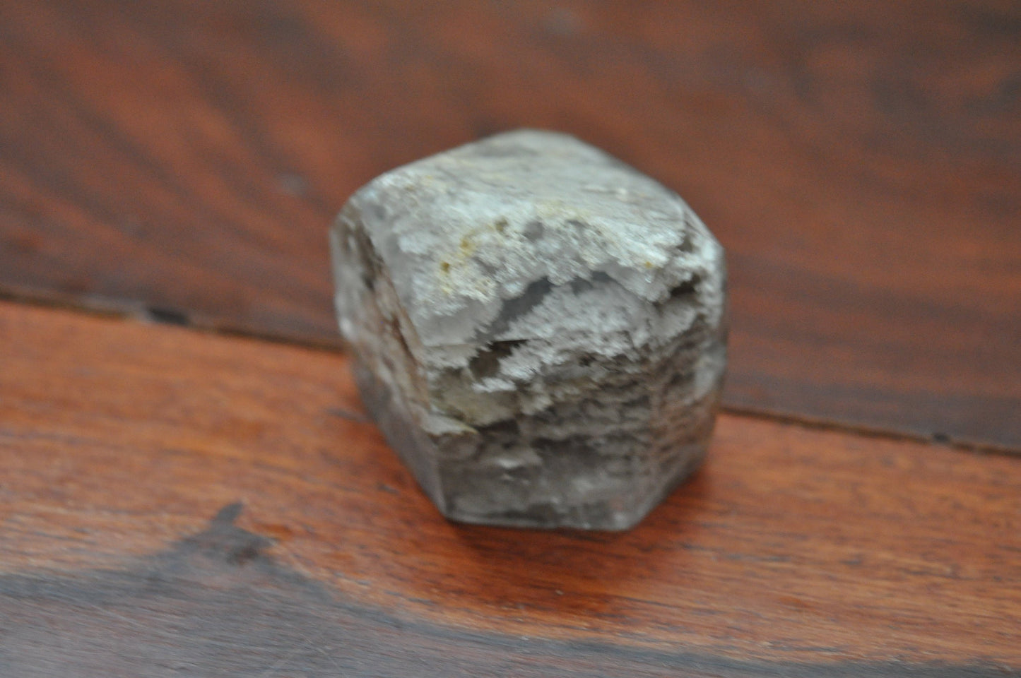 Natural Lodolite Chlorite Quartz Crystal Point, 52 grams