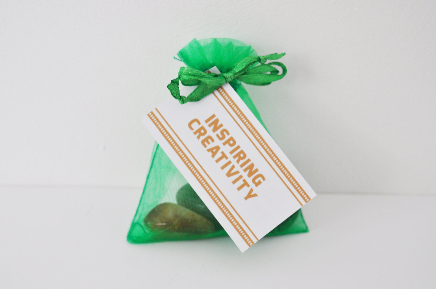 Inspiring Creativity Crystal Set / Meditation Gemstone Set in Gift Bag with Tag
