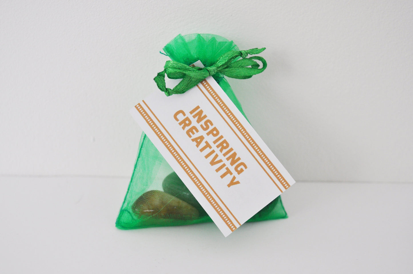 Inspiring Creativity Crystal Set / Meditation Gemstone Set in Gift Bag with Tag
