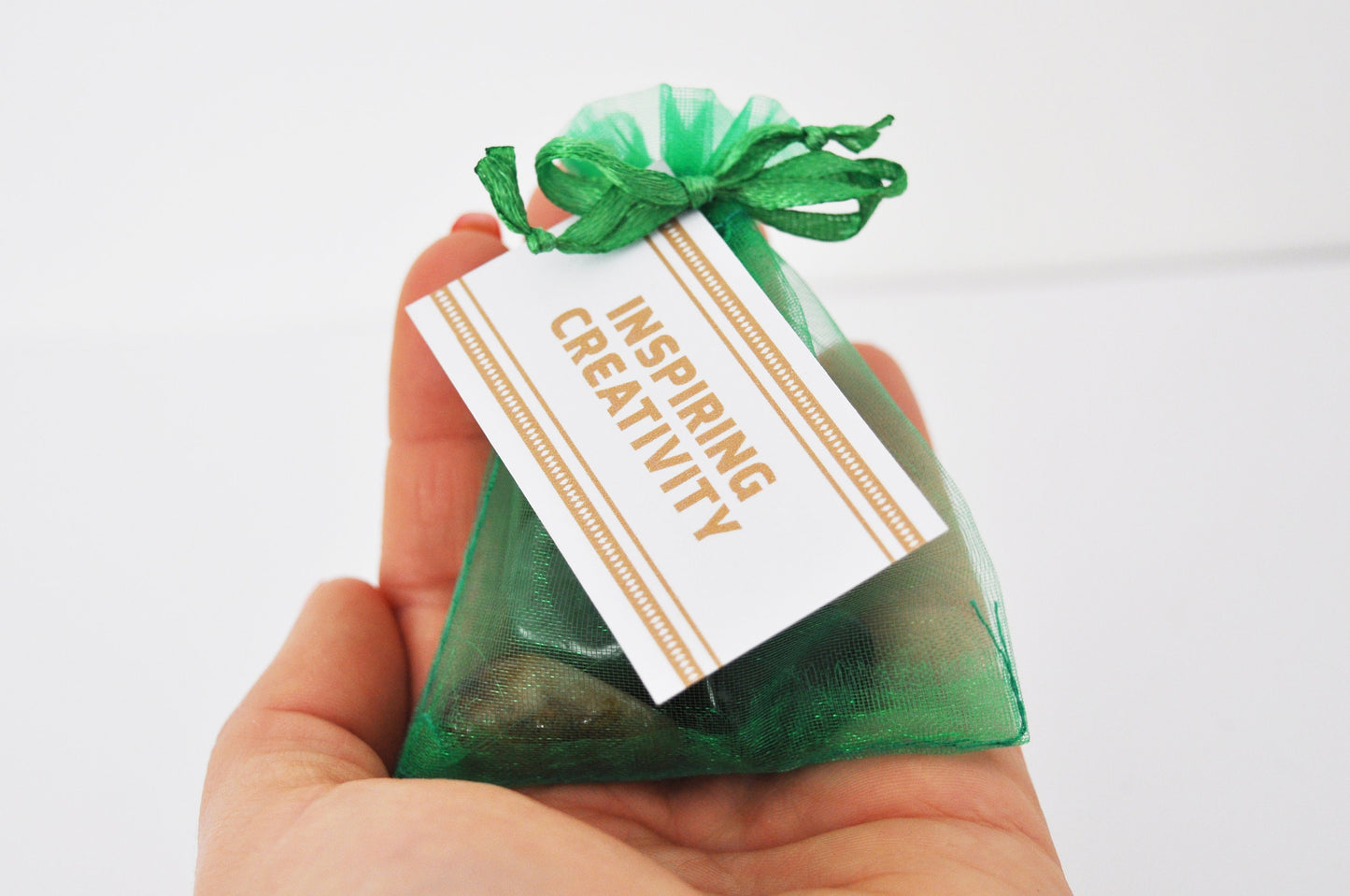 Inspiring Creativity Crystal Set / Meditation Gemstone Set in Gift Bag with Tag