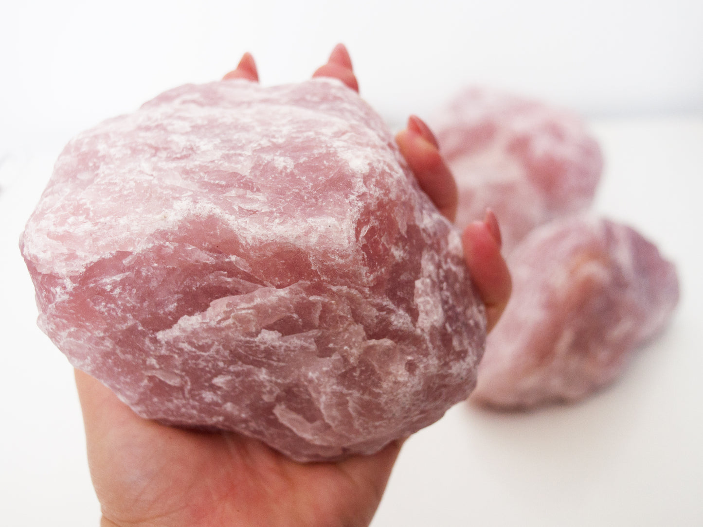 Rose Quartz Chunk, One Piece, 1-1.5kg