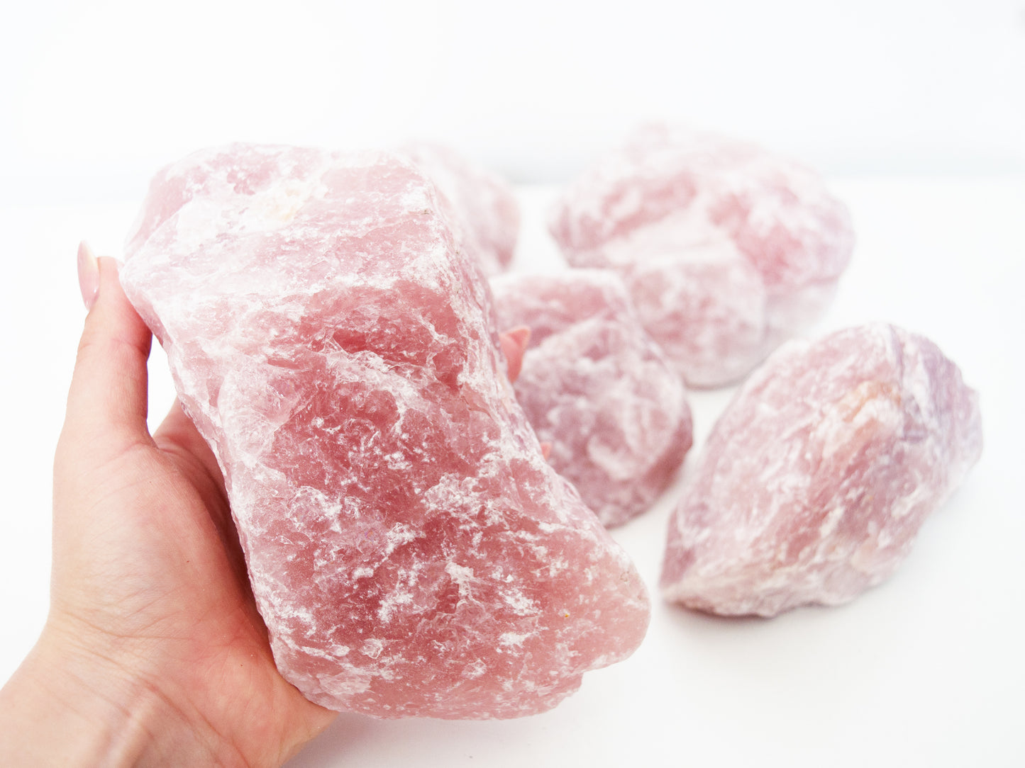 Rose Quartz Chunk, One Piece, 1-1.5kg
