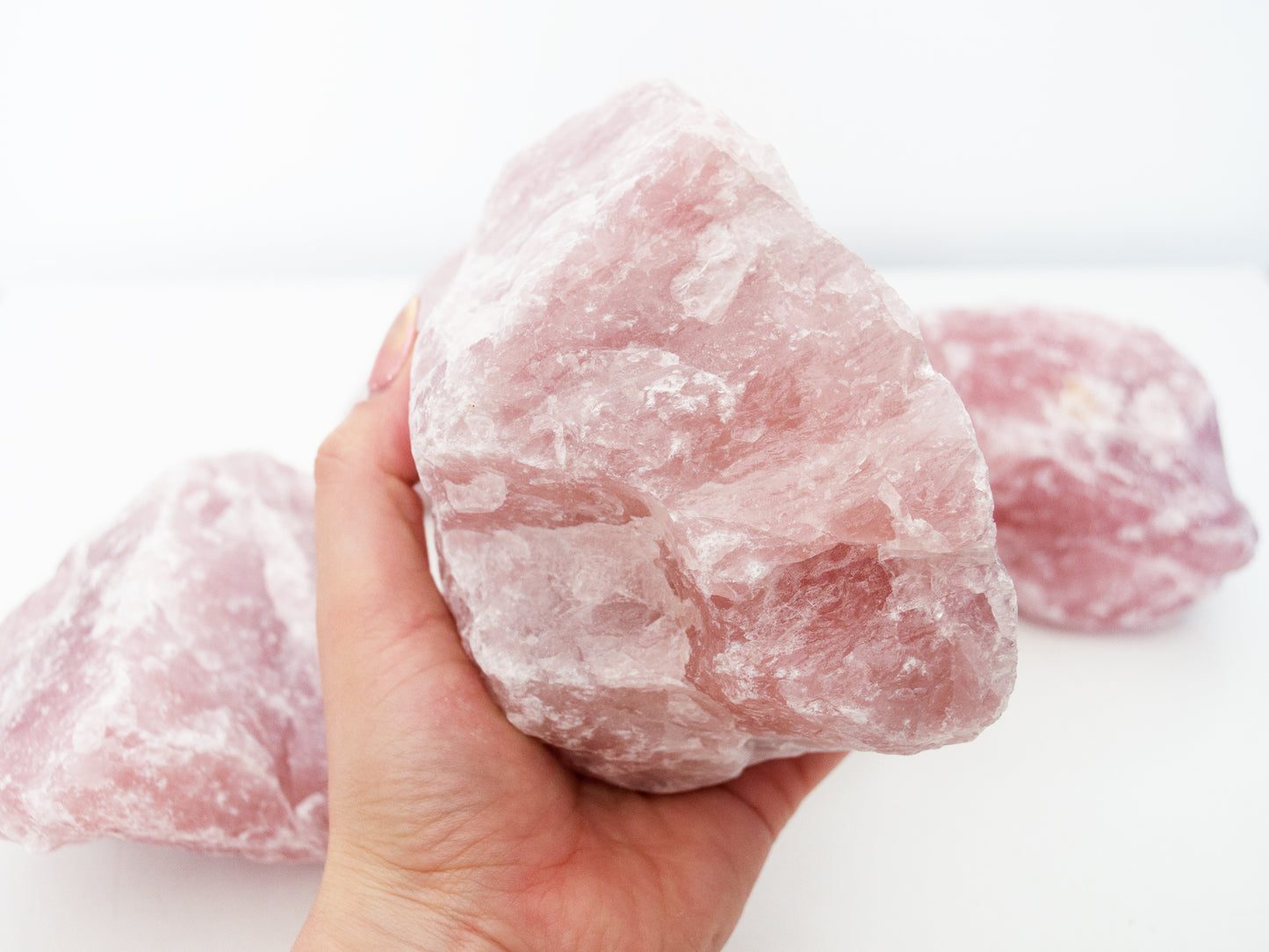 Rose Quartz Chunk, One Piece, 1-1.5kg