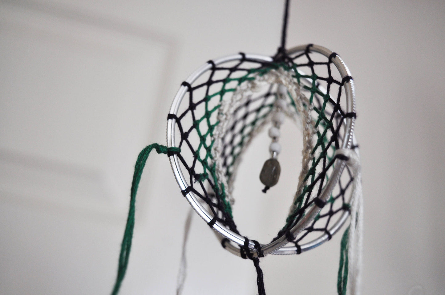 Mini 3D Dream Catcher / Small Labradorite Dreamcatcher
