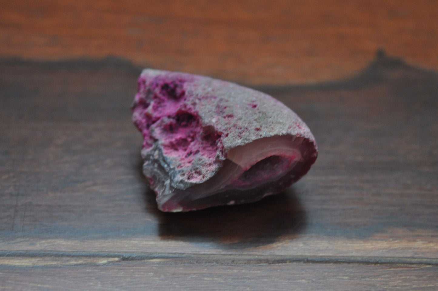 Pink Agate Geode, 29.62 grams