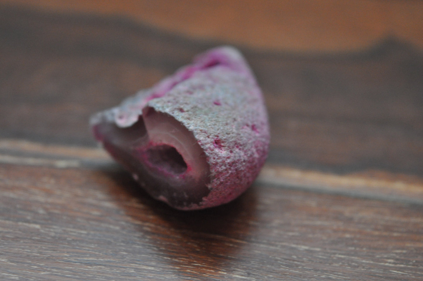 Pink Agate Geode, 29.62 grams