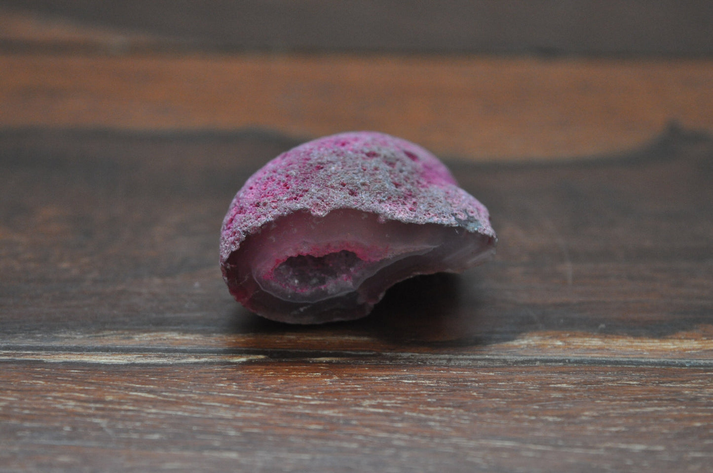 Pink Agate Geode, 29.62 grams