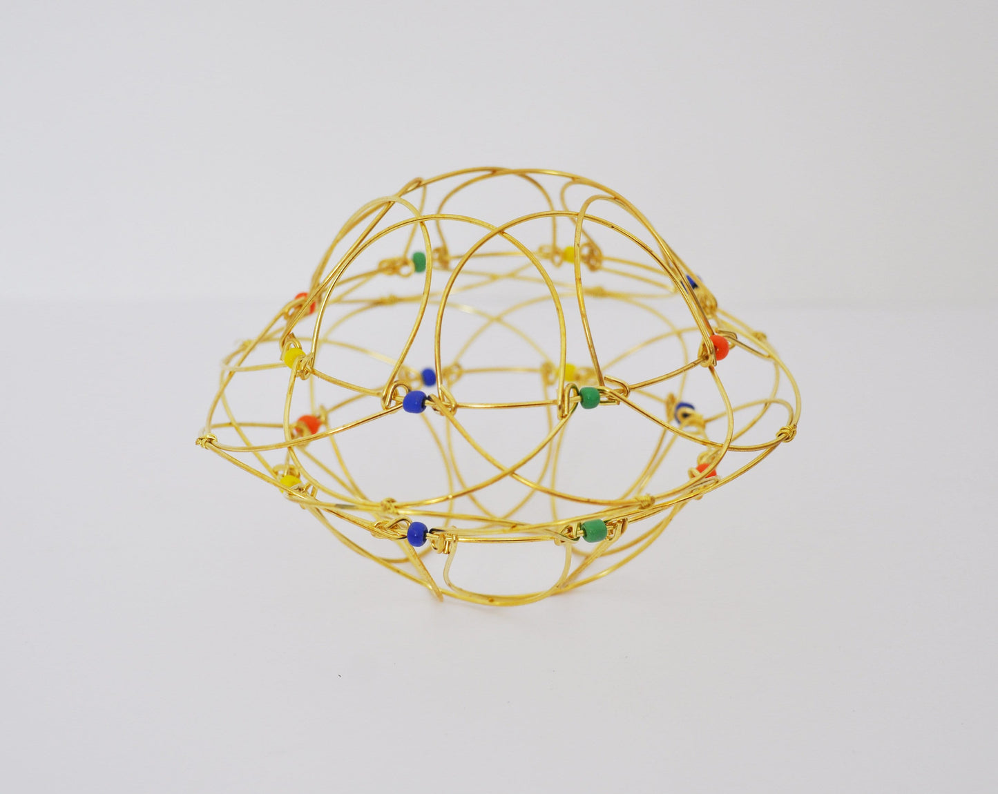 Gold Folding Wire Mandala / Meditation Tool