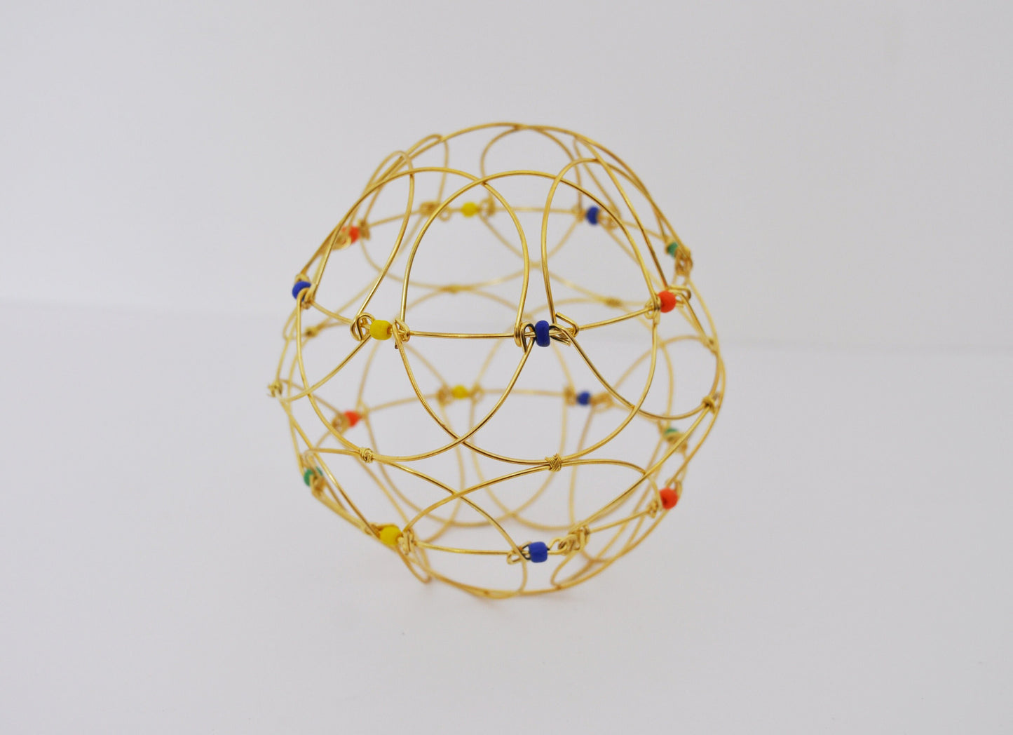 Gold Folding Wire Mandala / Meditation Tool