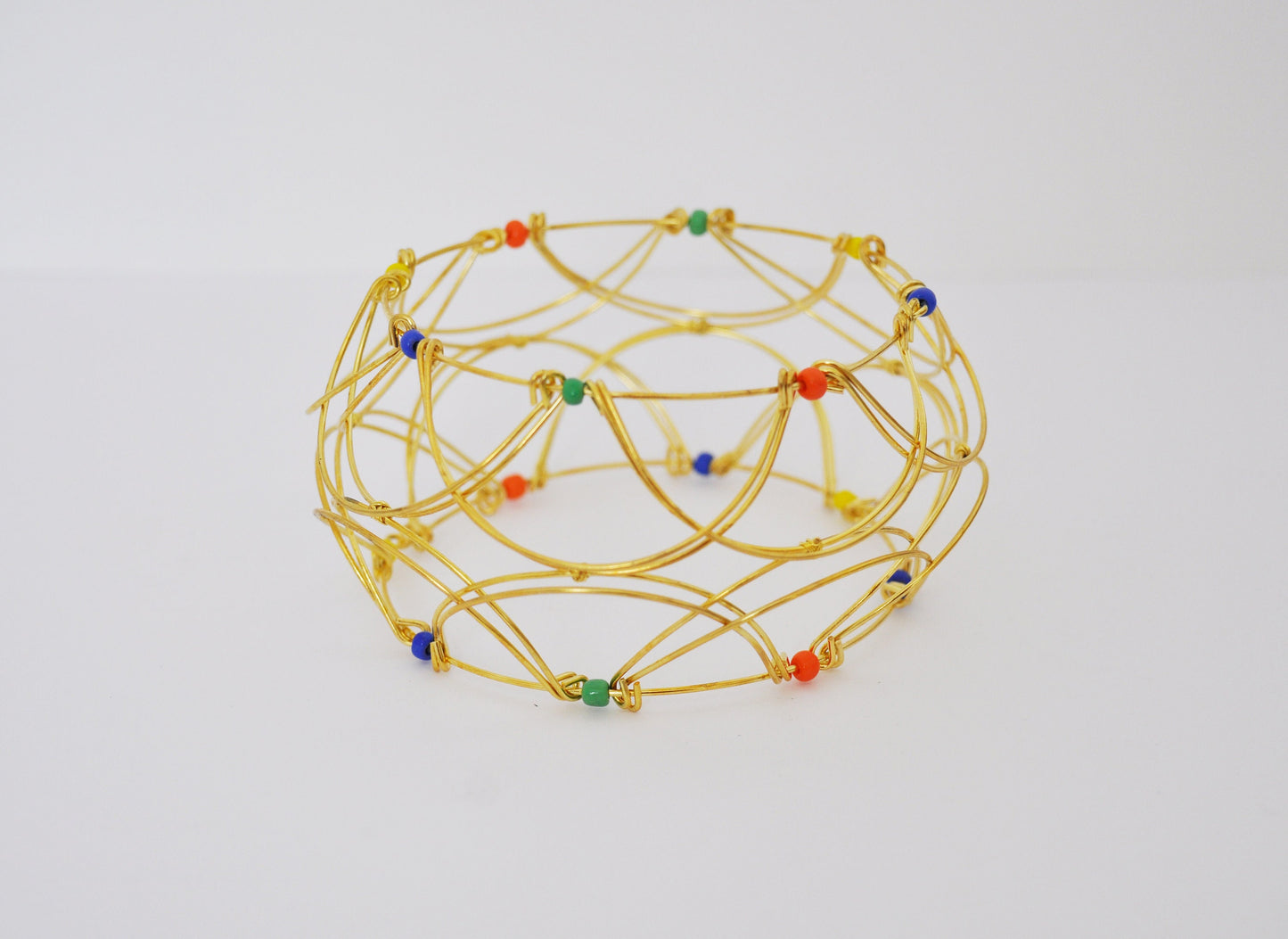 Gold Folding Wire Mandala / Meditation Tool