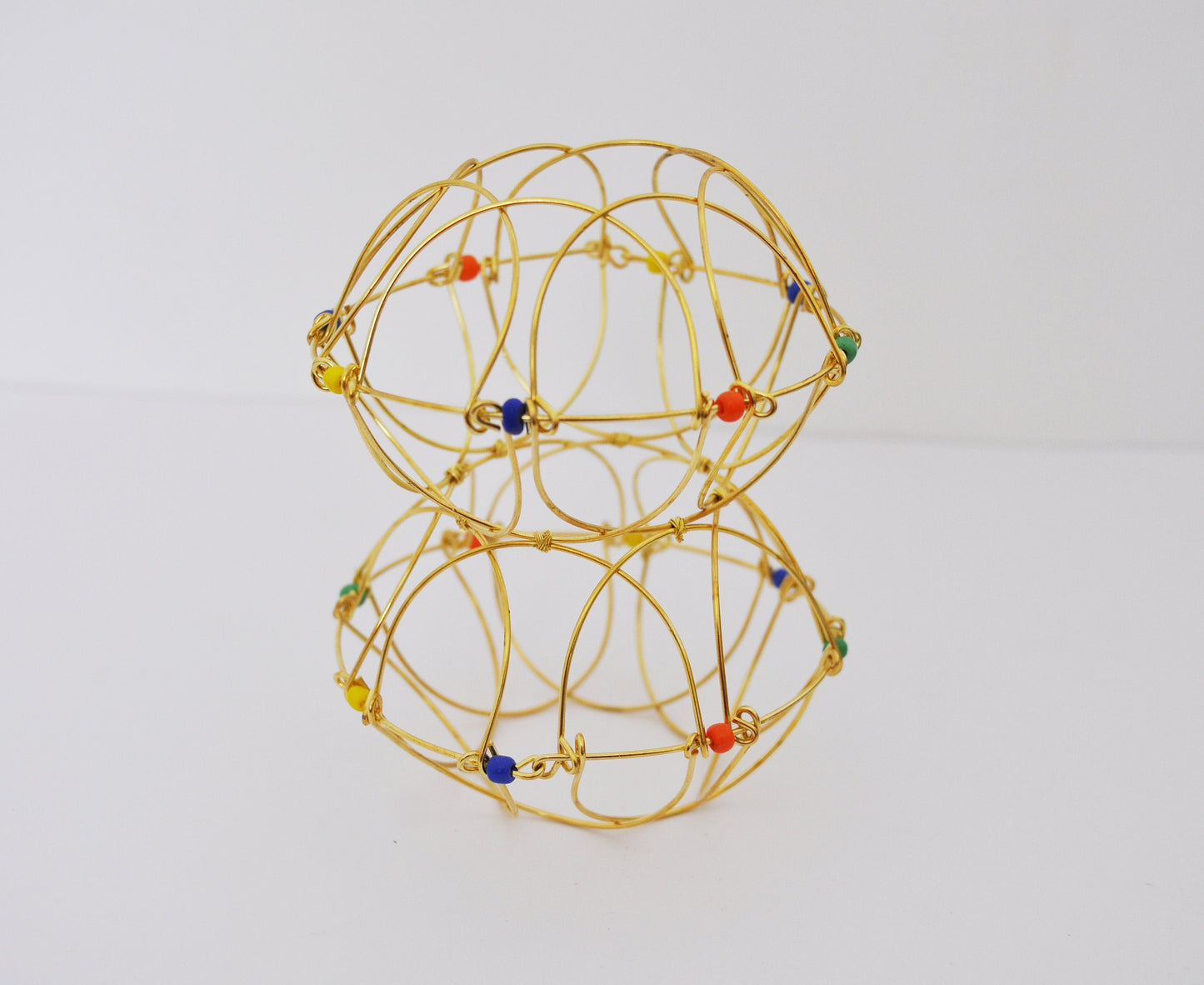 Gold Folding Wire Mandala / Meditation Tool